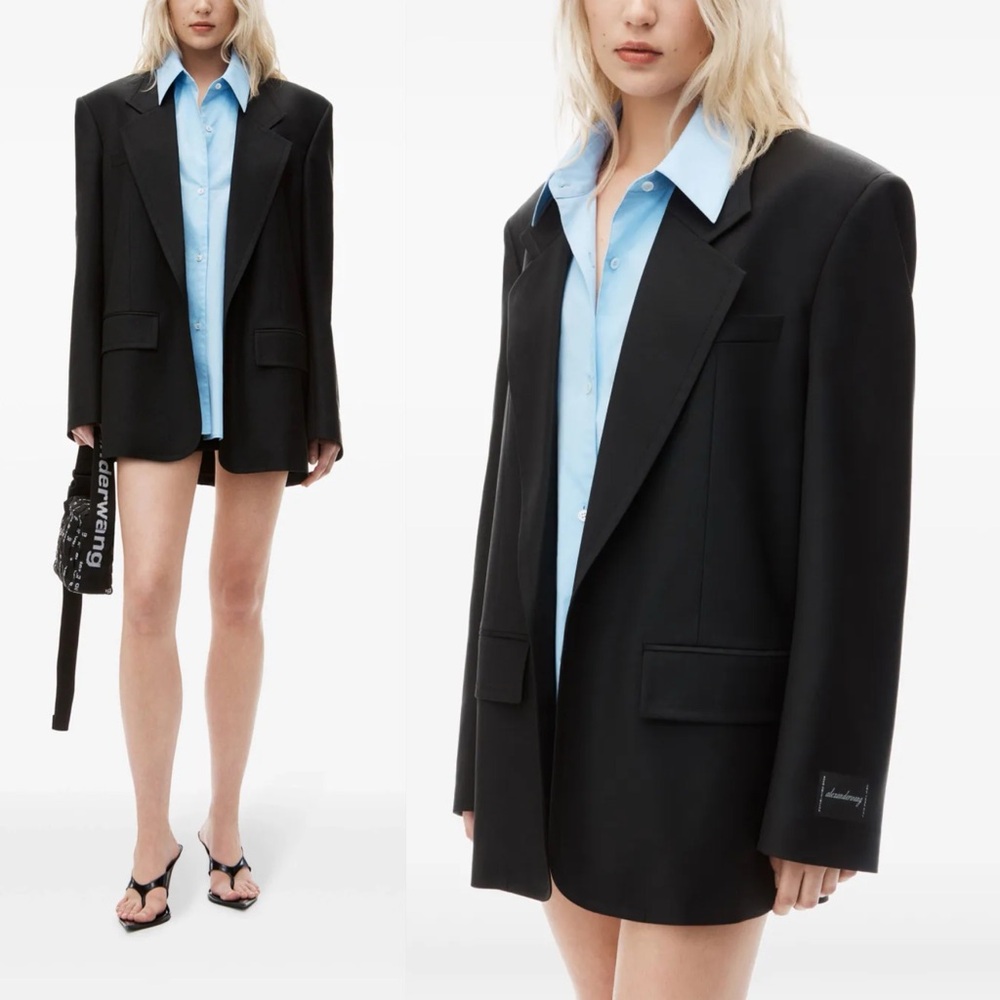 Like new ALEXANDER WANG Pre-Styled Layered Blazer S/M $895